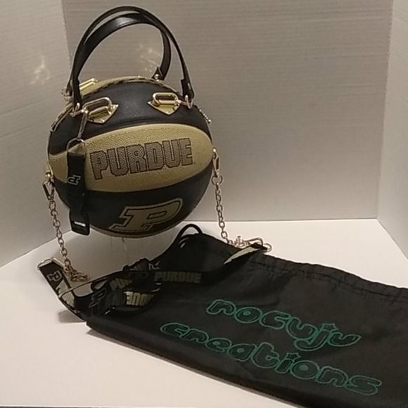 LIMITED EDITION "PURDUE" Basketball Purse - Picture 2 of 16
